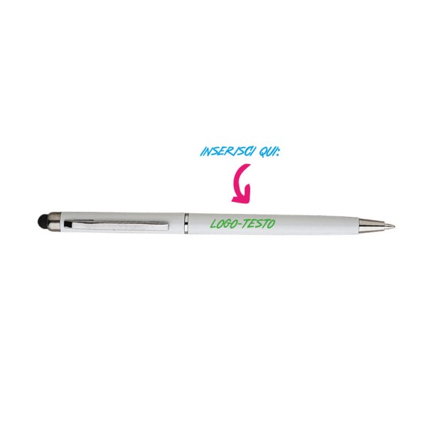 Penna Slim Touch con stampa personalizzata