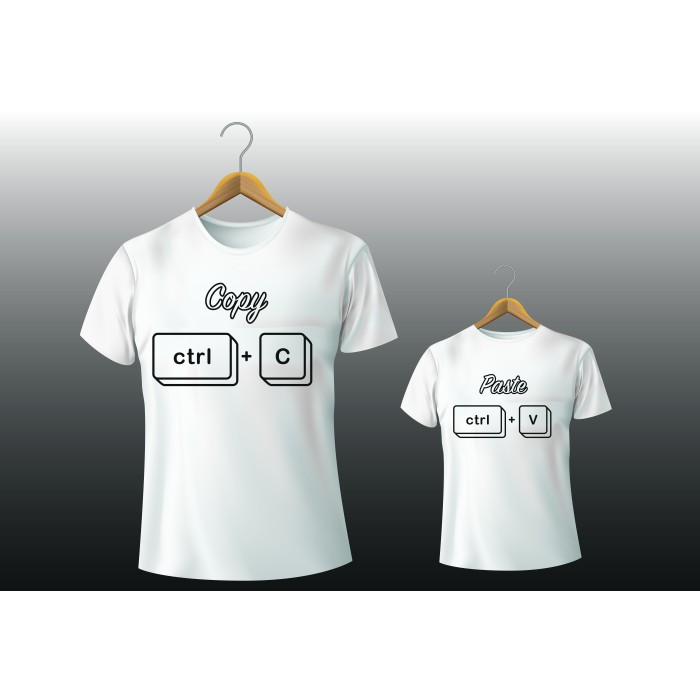 Coordinati T-shirt Padre e Figlio/a Personalizzate per Festa del Papà.