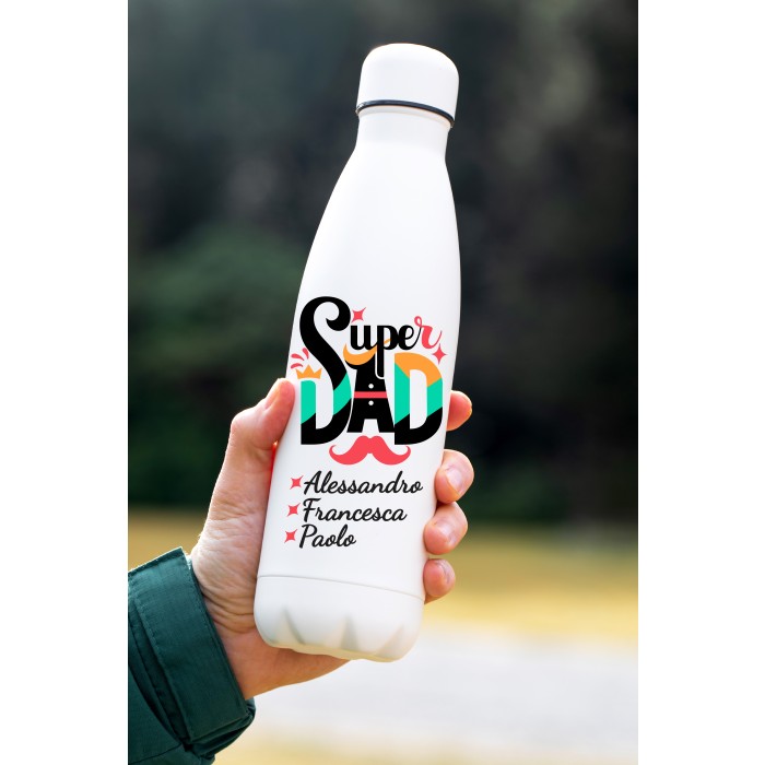 Borraccia Termica in Acciaio Personalizzata 500ml per Festa del Papà