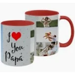 Coppia Tazze Festa del Papà Personalizzate con Foto e Nome
