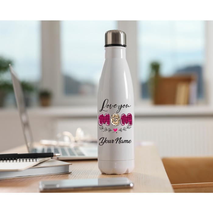 Borraccia Termica in Acciaio Personalizzata 500ml per Festa della Mamma.