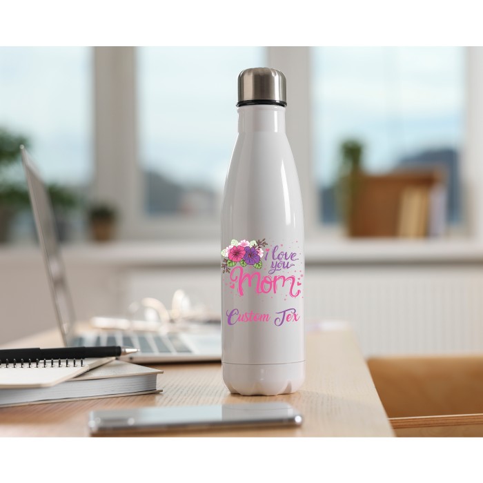 Borraccia Termica in Acciaio Personalizzata 500ml per Festa della Mamma.