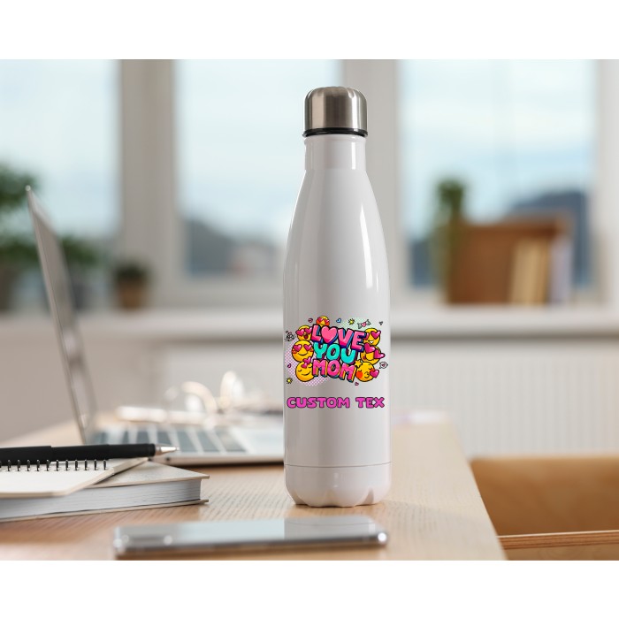 Borraccia Termica in Acciaio Personalizzata 500ml per Festa della Mamma.