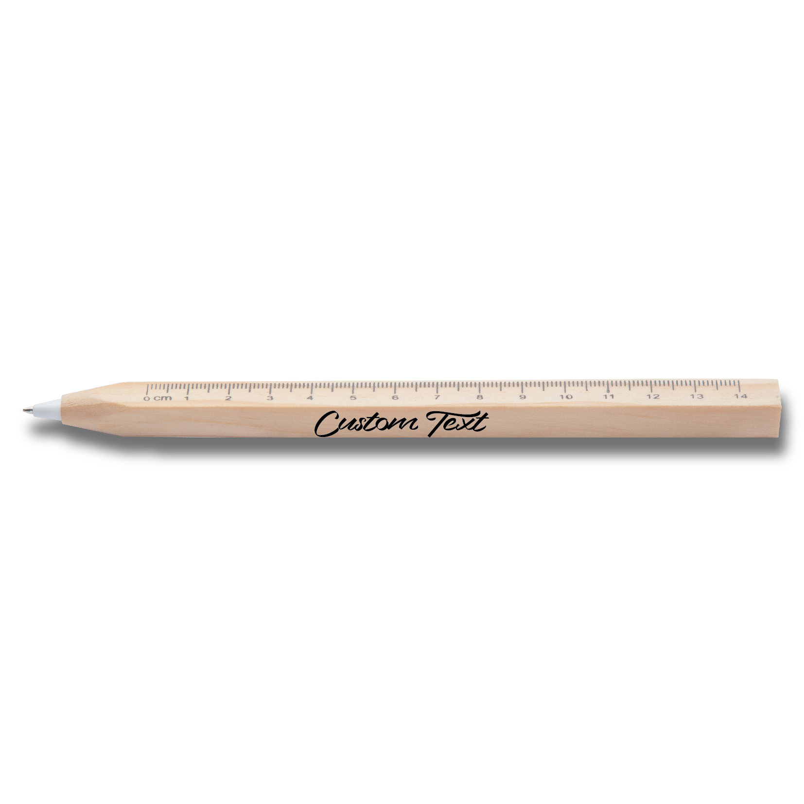 Burnham Penna a Sfera Righello in Legno Personalizzata
