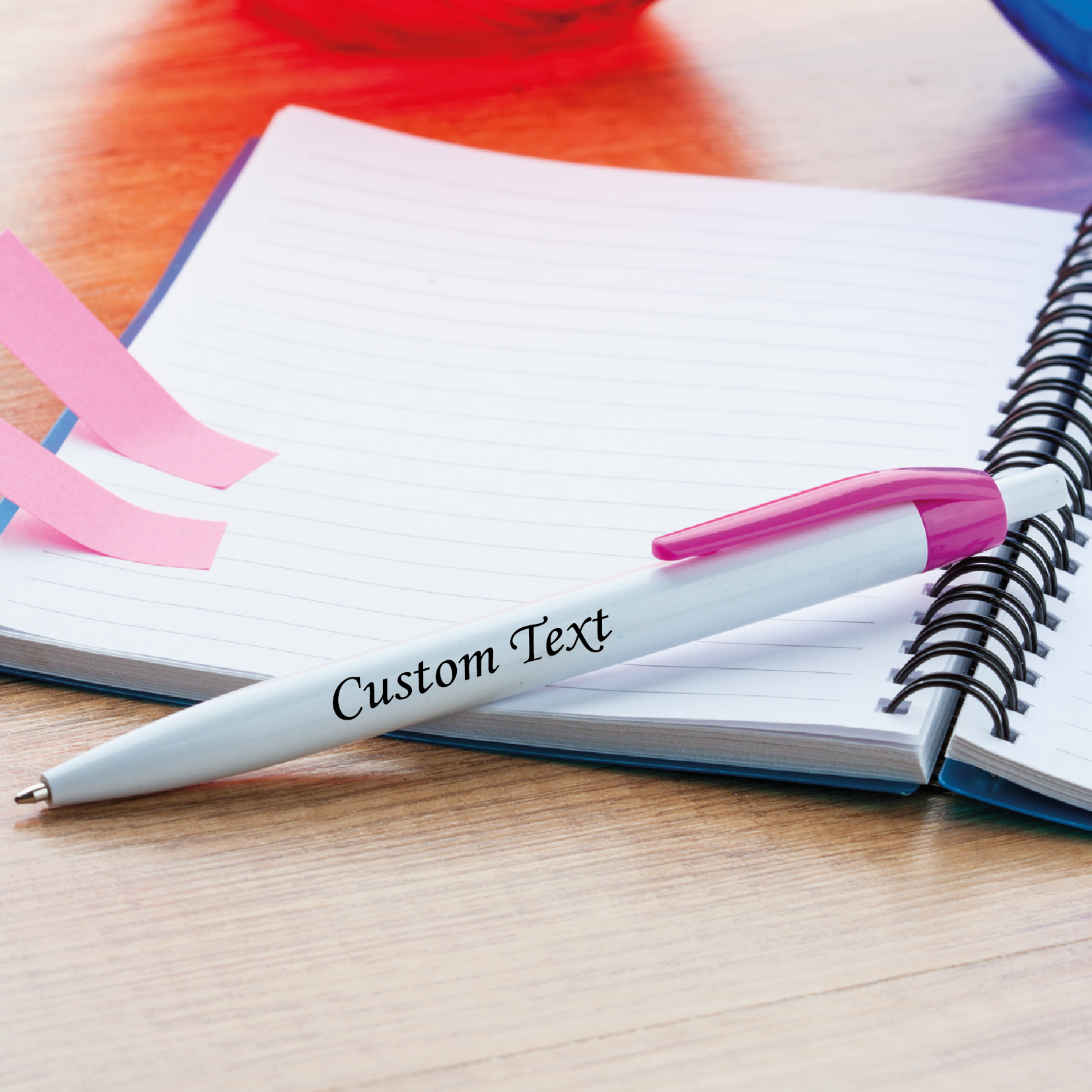Penna Sfera Silvia White con Stampa Personalizzata