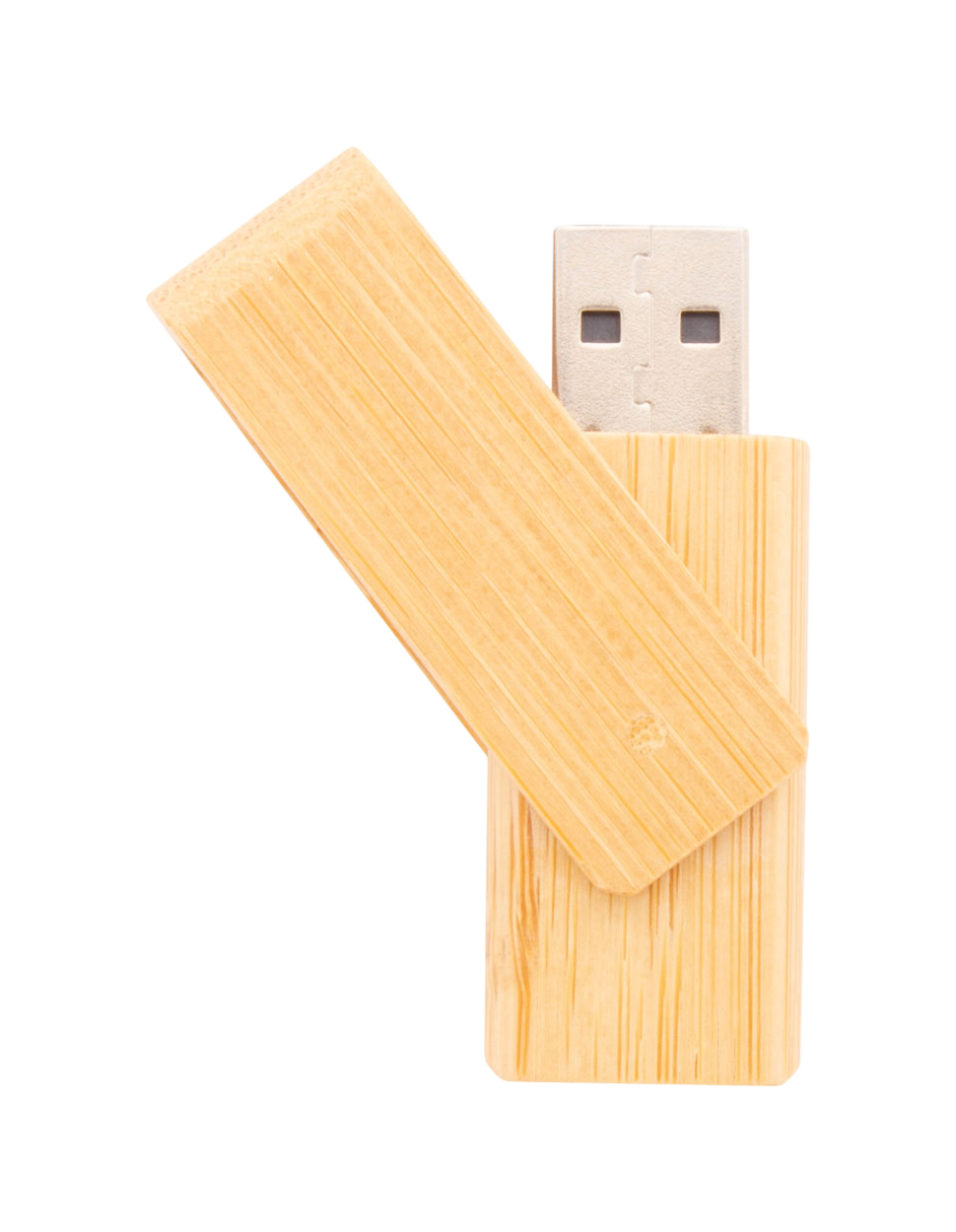 Chiavetta USB Boo Twist  in Bambù Capacità 16/32 GB Personalizzata