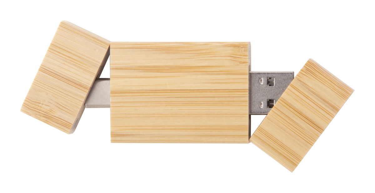 Chiavetta USB Botgus Ecologica  in Bambù Capacità 16/32 GB Personalizzata 