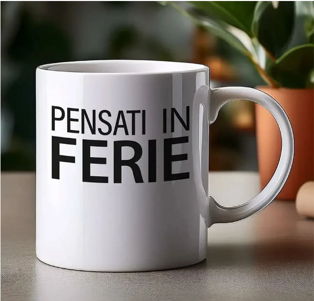 Tazza MUGS in Ceramica  Bianca Lucida 320ml Personalizzata