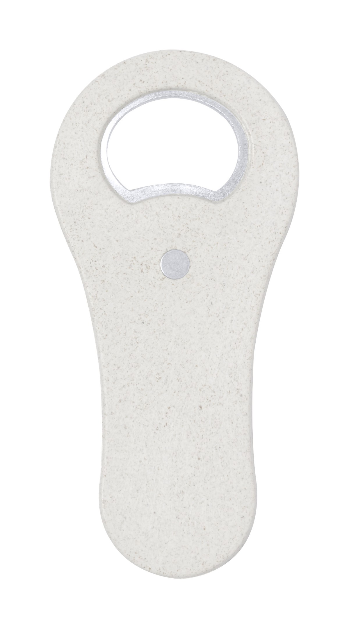 Apribottiglie Magnetico WEGIX in Plastica Ecologica Effetto Paglia di Grano Personalizzato