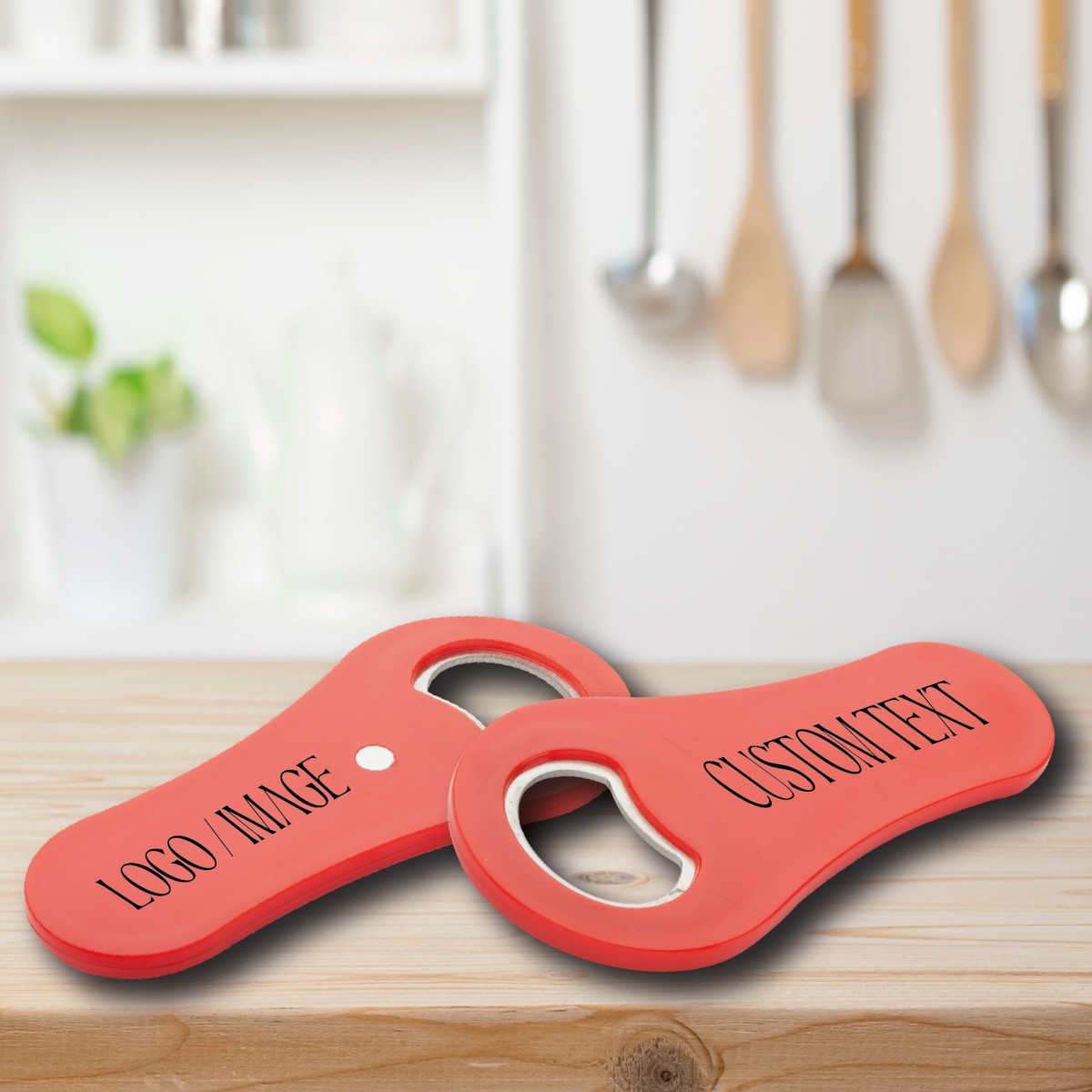 Apribottiglie DIVICT in Plastica con Magnete Personalizzato