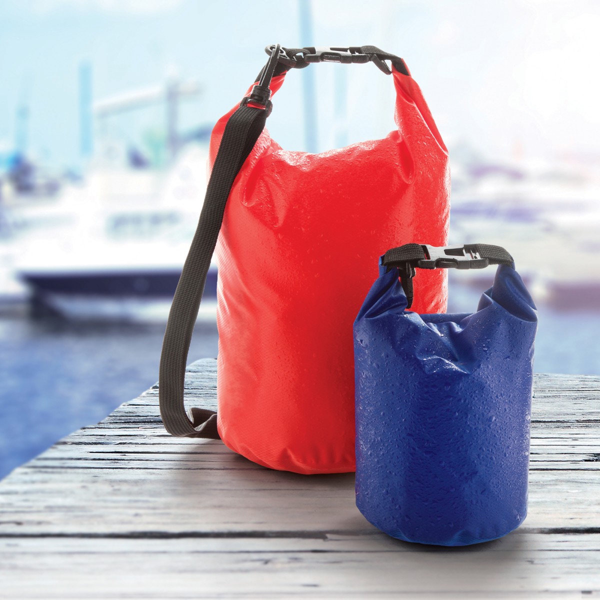 Sacco Impermeabile ATERRO con Fibbia e Moschettone in plastica Personalizzato