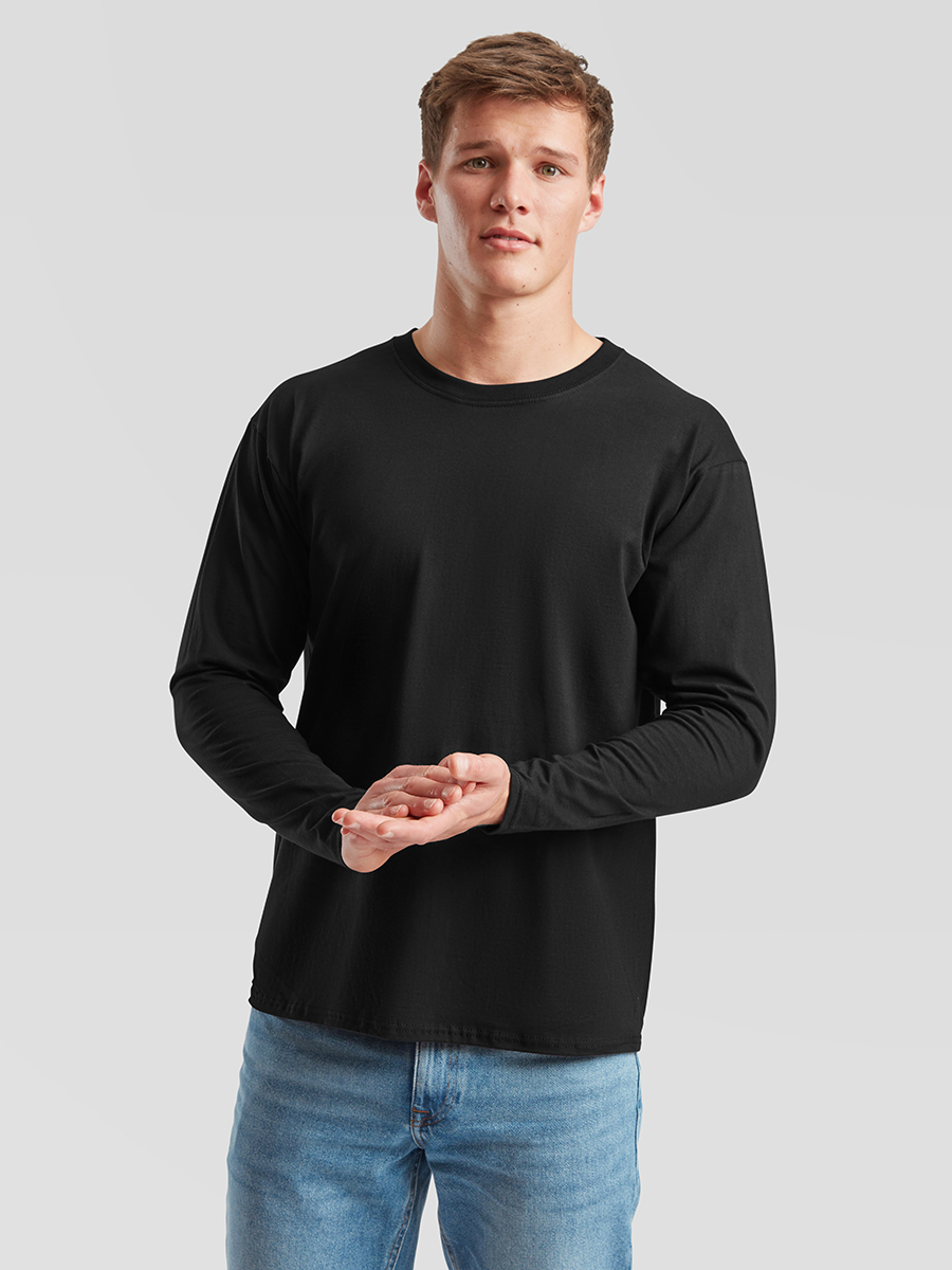 T-Shirt Uomo Manica Lunga Regular 165 gr/m2 Personalizzata