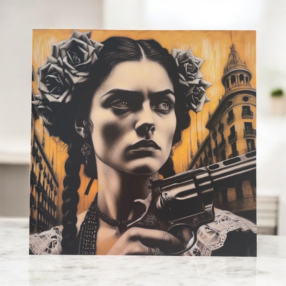 Stampa Digitale su Tela con Telaio Elevata Qualità Fotografica Personalizzata