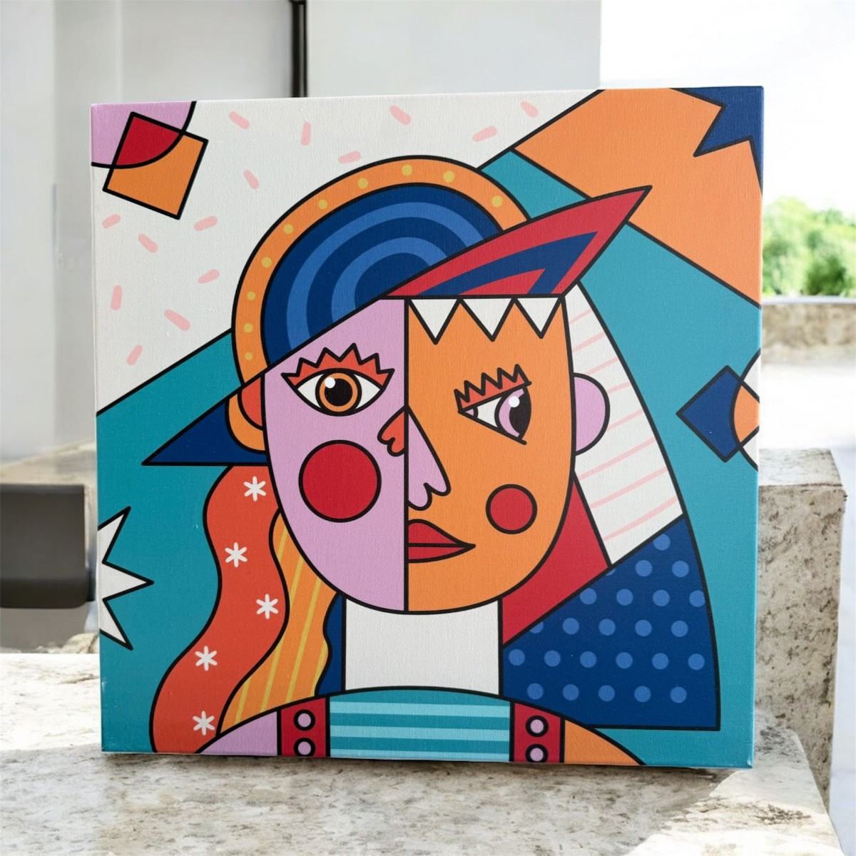 Stampa Digitale su Tela con Telaio Elevata Qualità Fotografica Personalizzata