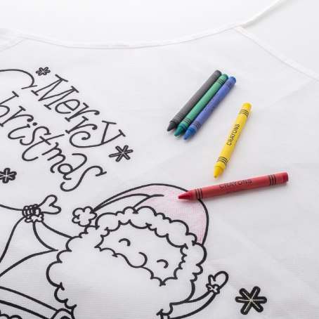 Julfar Cook Grembiule per bambini natalizio da decorare