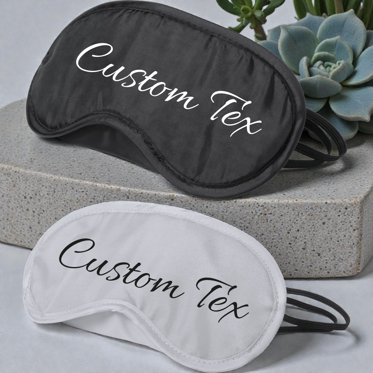 Airnap Mascherina da Viaggio Copri Occhi in microfibra Personalizzata