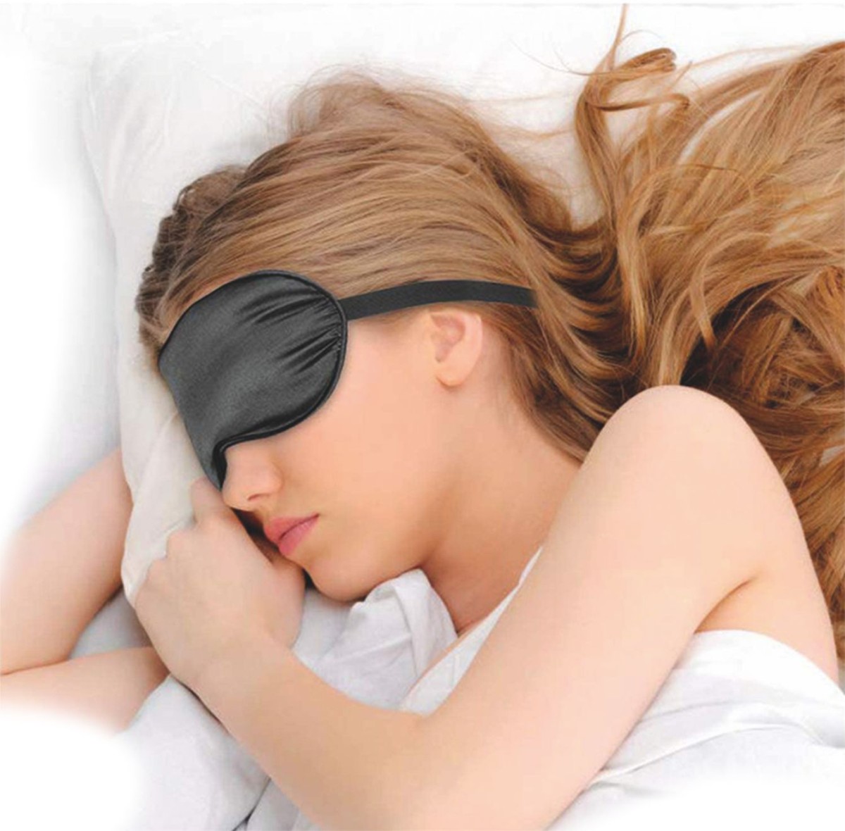 Airnap Mascherina da Viaggio Copri Occhi in microfibra Personalizzata