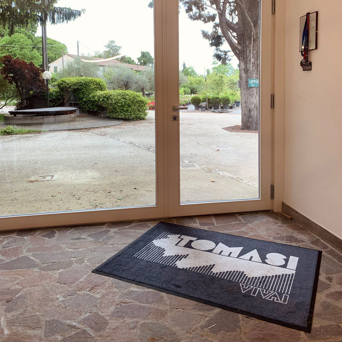 Tappeto Zerbino Asciugapassi Personalizzato con Bordo Antinciampo 200x170Cm