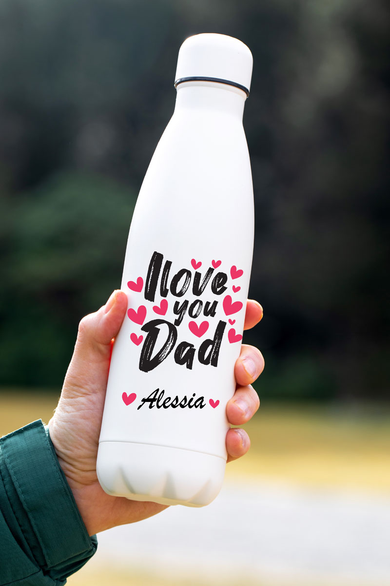 Borraccia Termica in Acciaio Personalizzata 500ml per Festa del Papà
