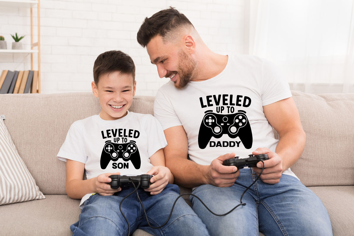 Coordinati T-shirt Padre e Figlio/a Personalizzate per Festa del Papà.