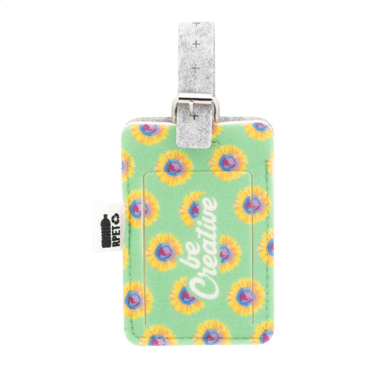 Etichetta bagaglio in RPET personalizzabile 