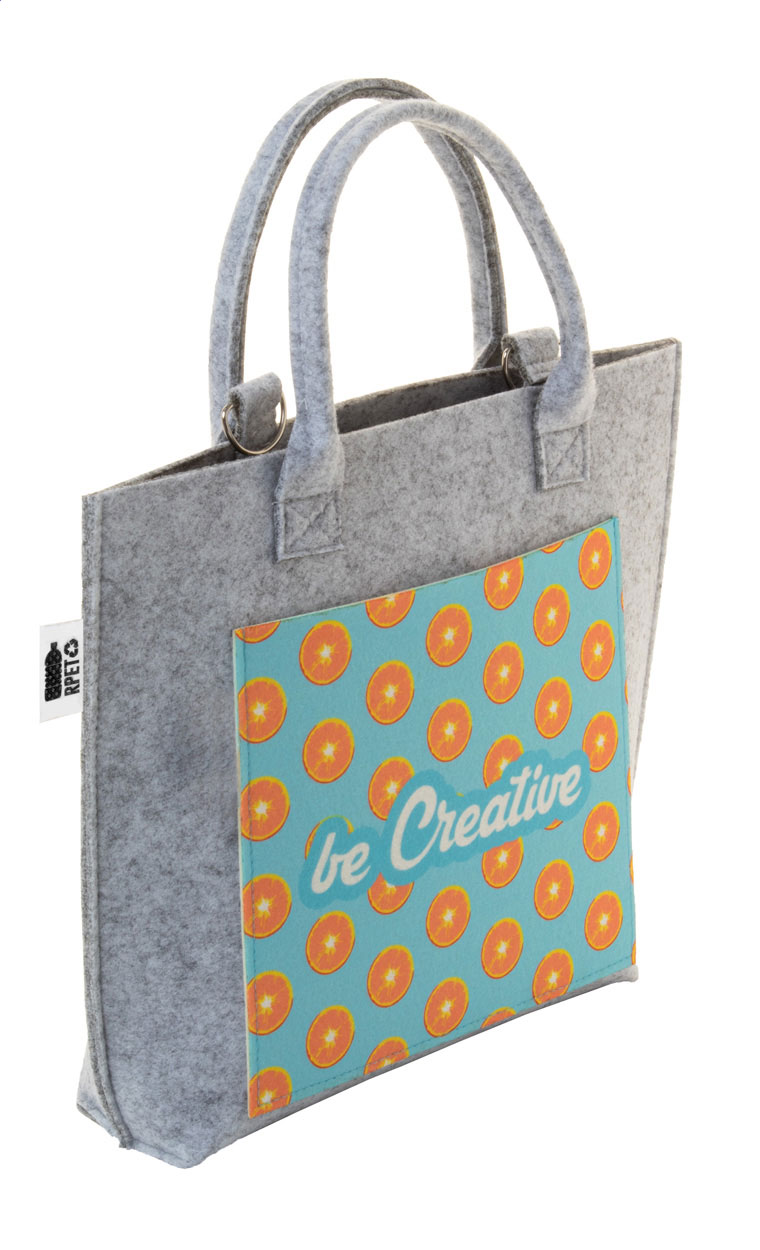 borsa a tracolla in RPET personalizzabile