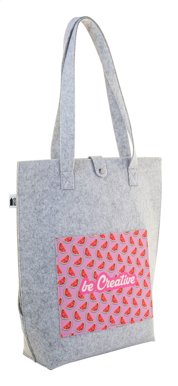 borsa a tracolla in RPET personalizzabile