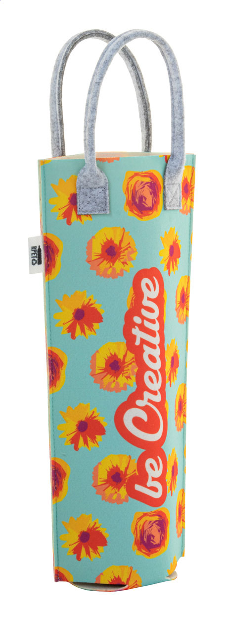 Borsa vino in RPET personalizzabile