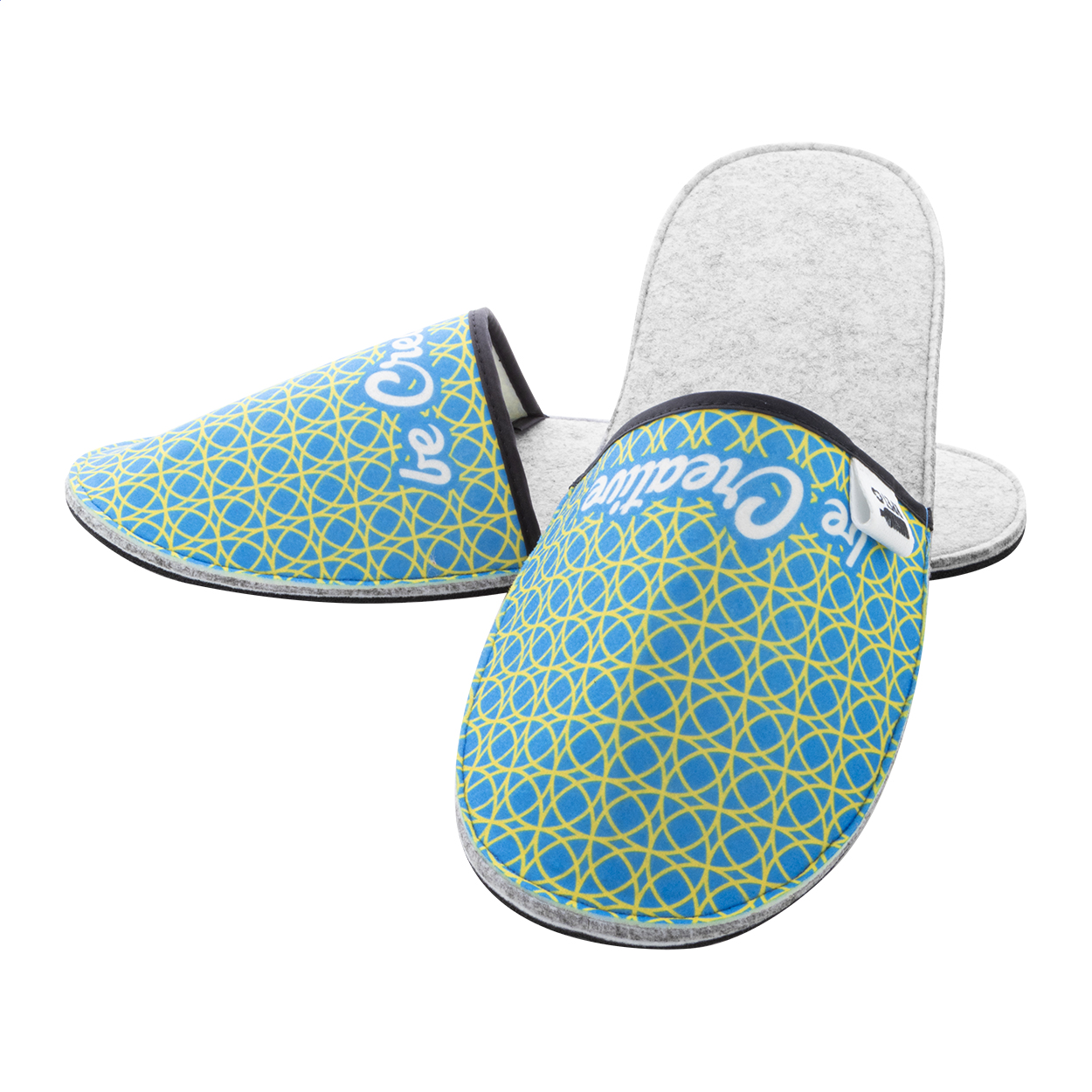 Pantofole personalizzabili in RPET