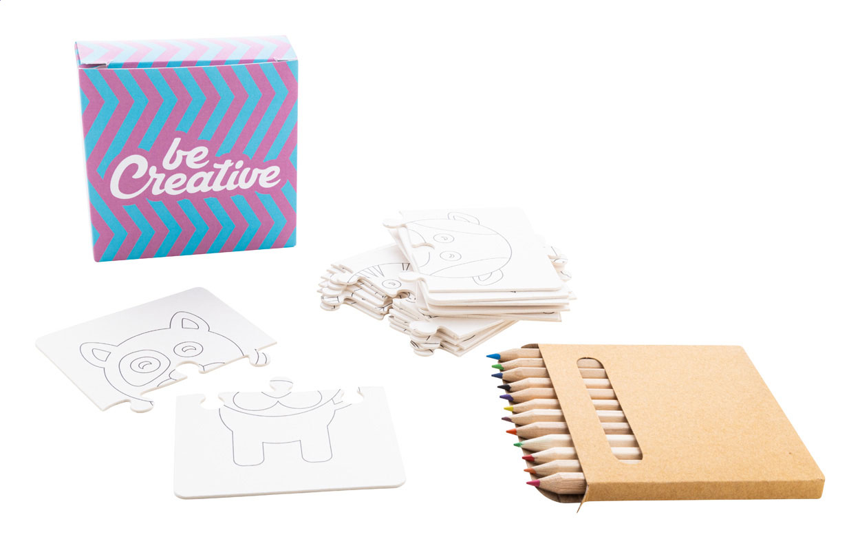 puzzle da colorare personalizzabile