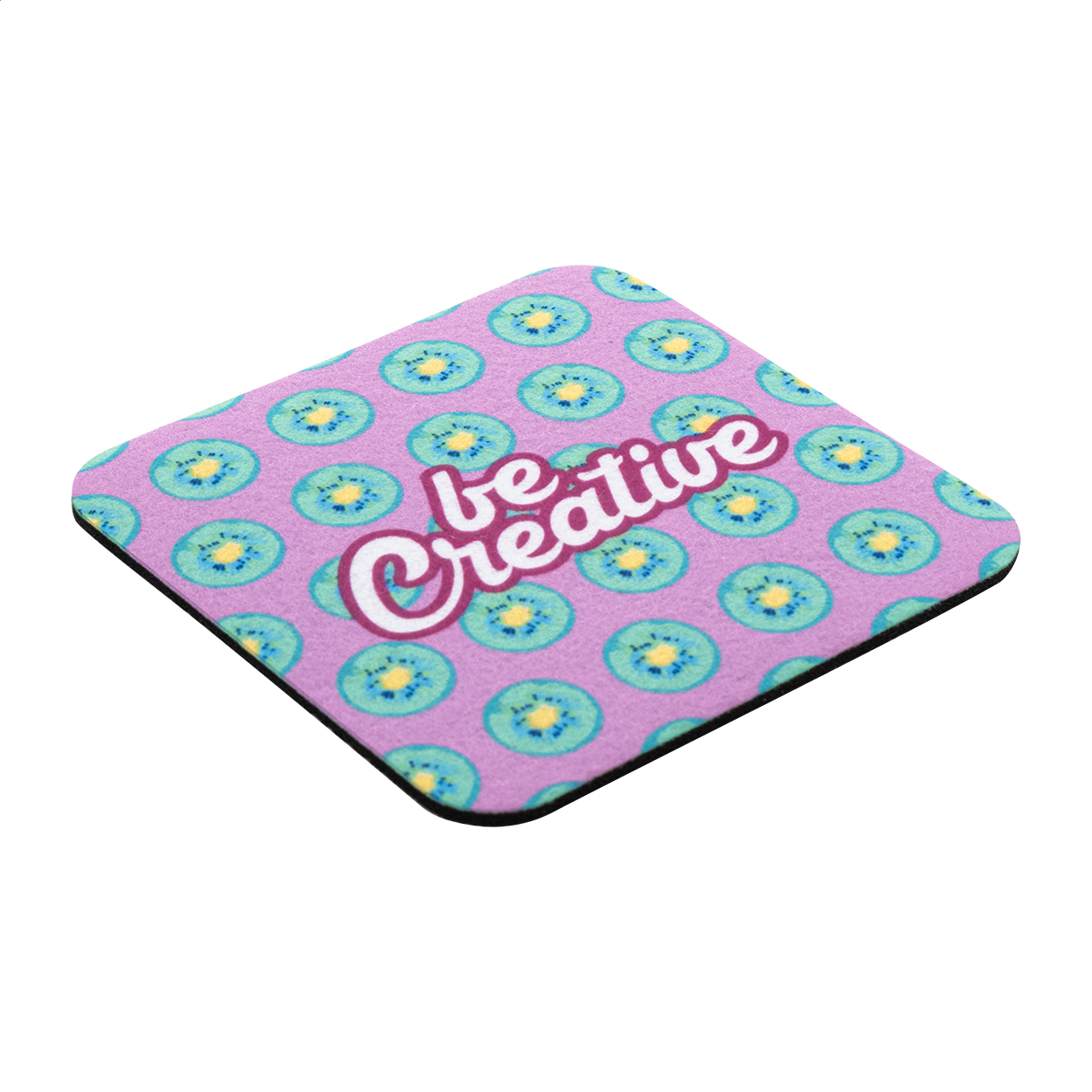 Sottobicchiere in feltro RPET, rotondo