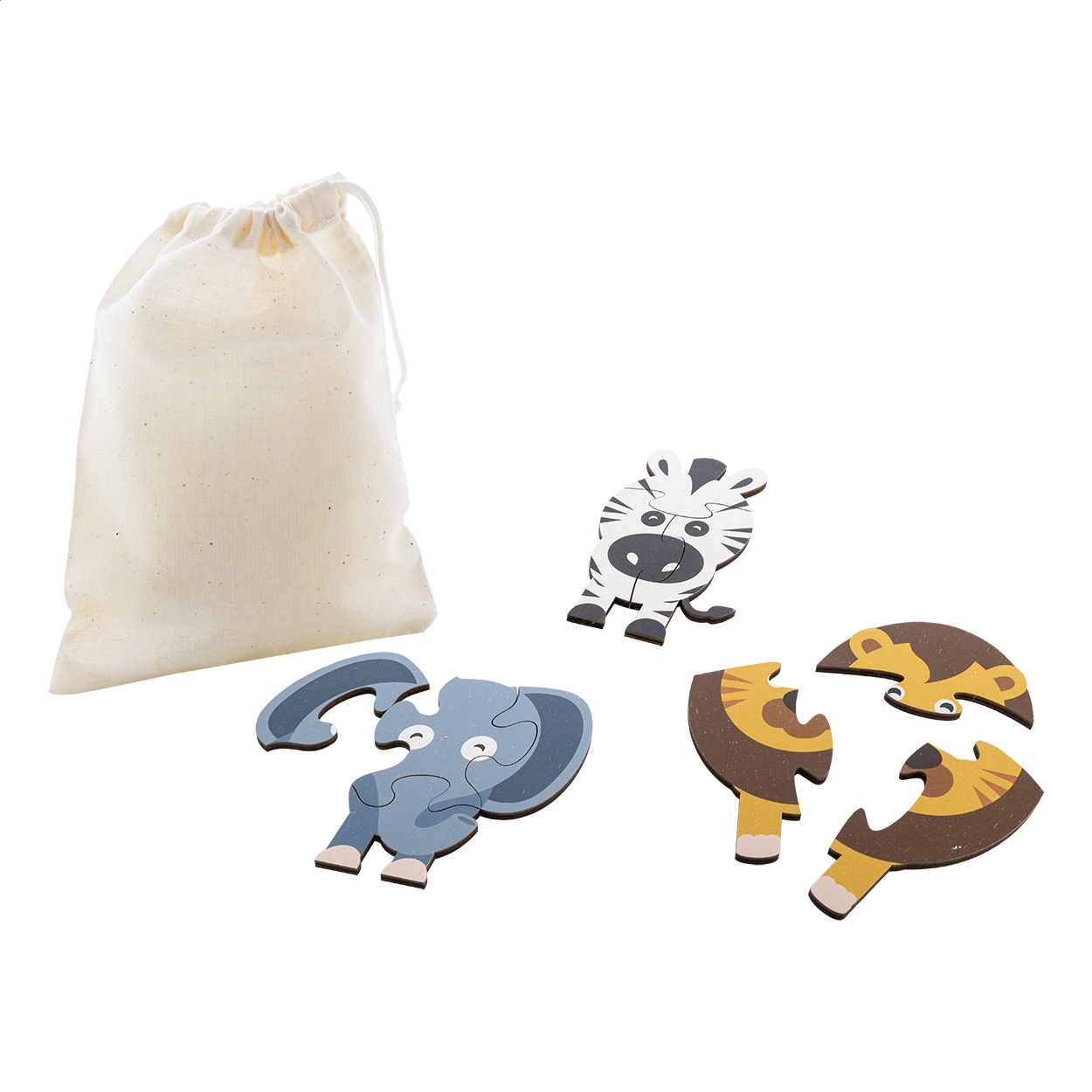 gioco di puzzle, animali