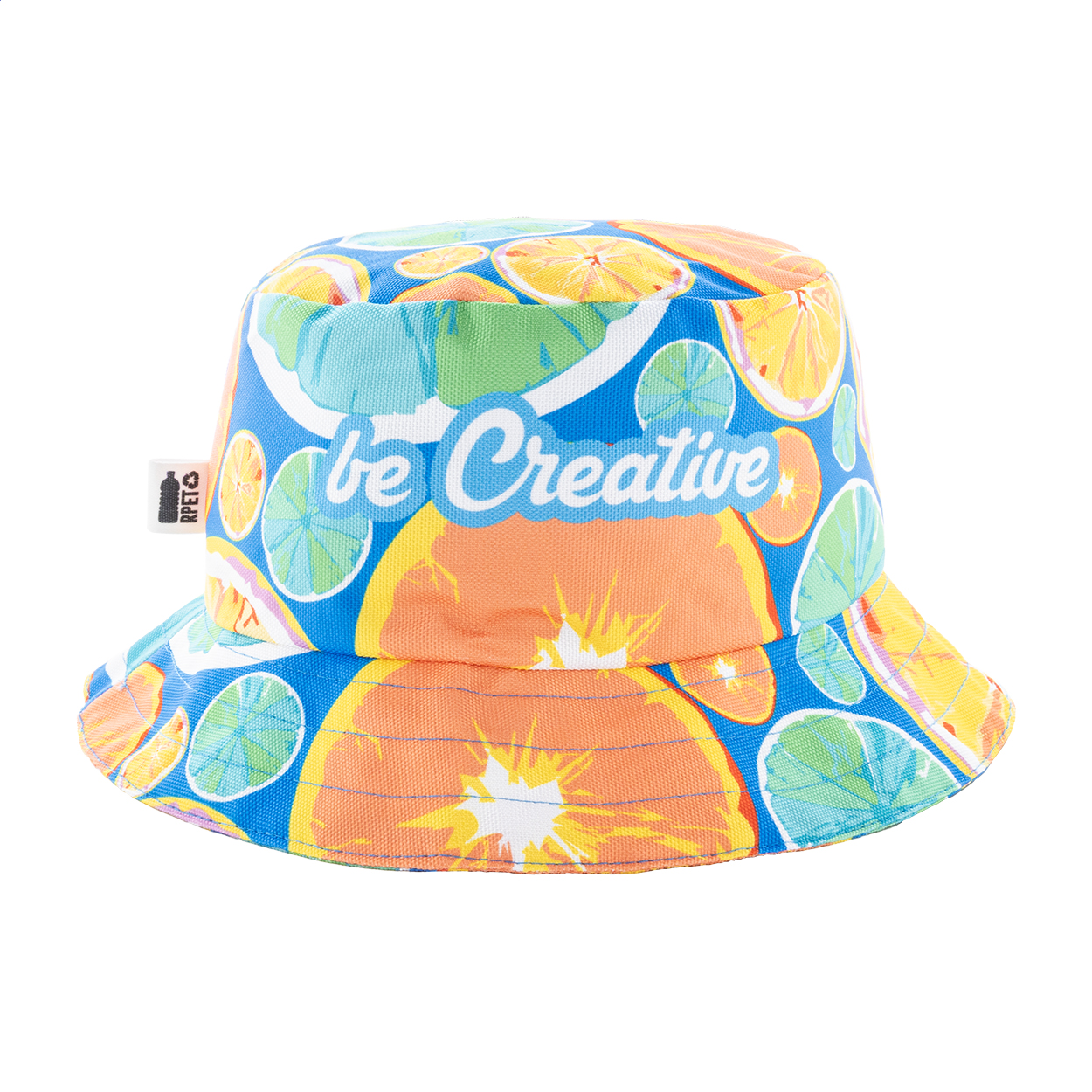 cappello a secchiello personalizzato RPET