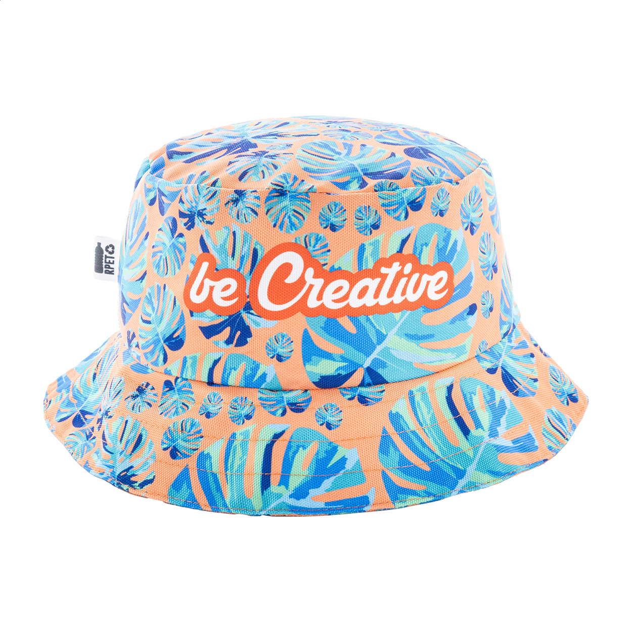 cappello a secchiello personalizzato RPET