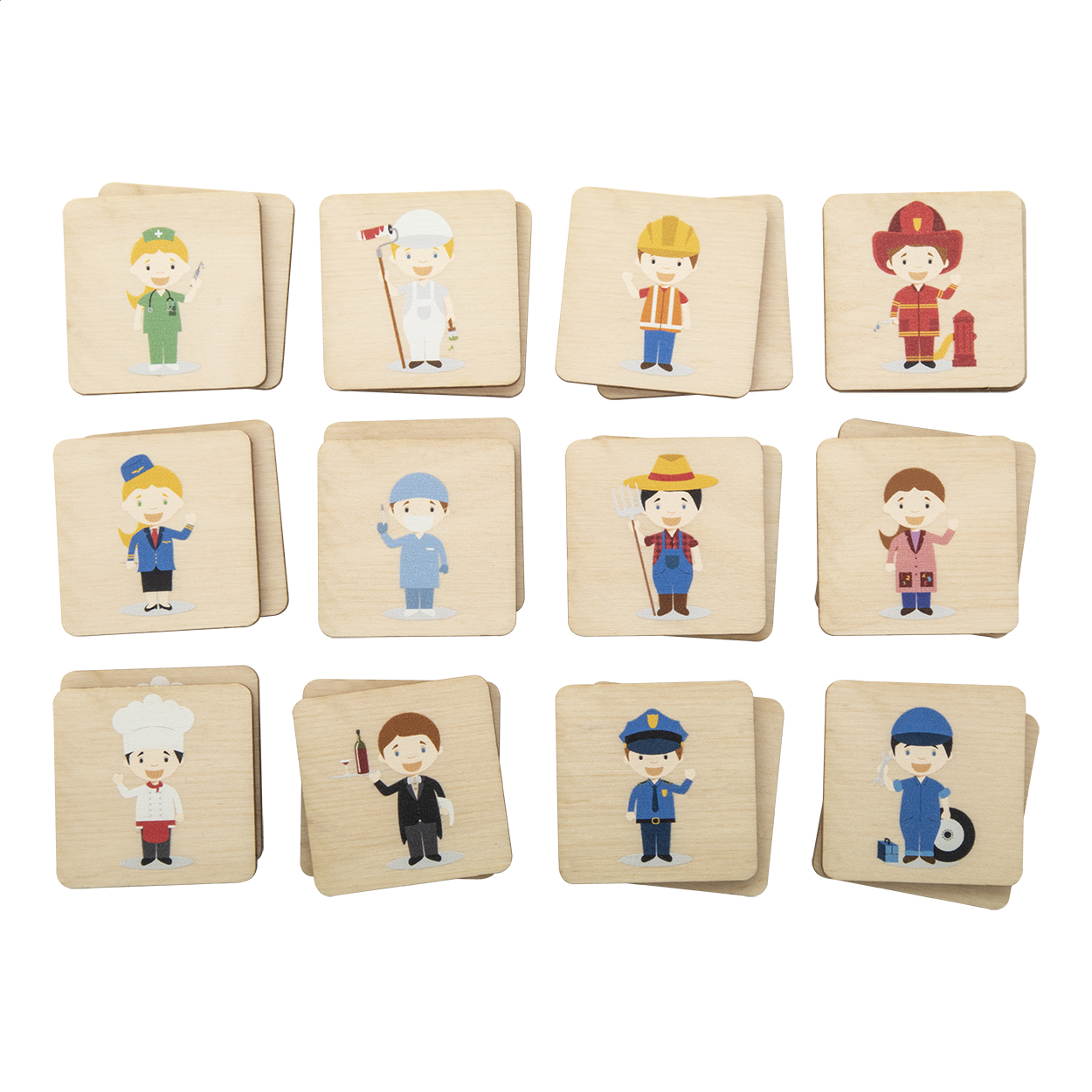 gioco di memoria, professioni