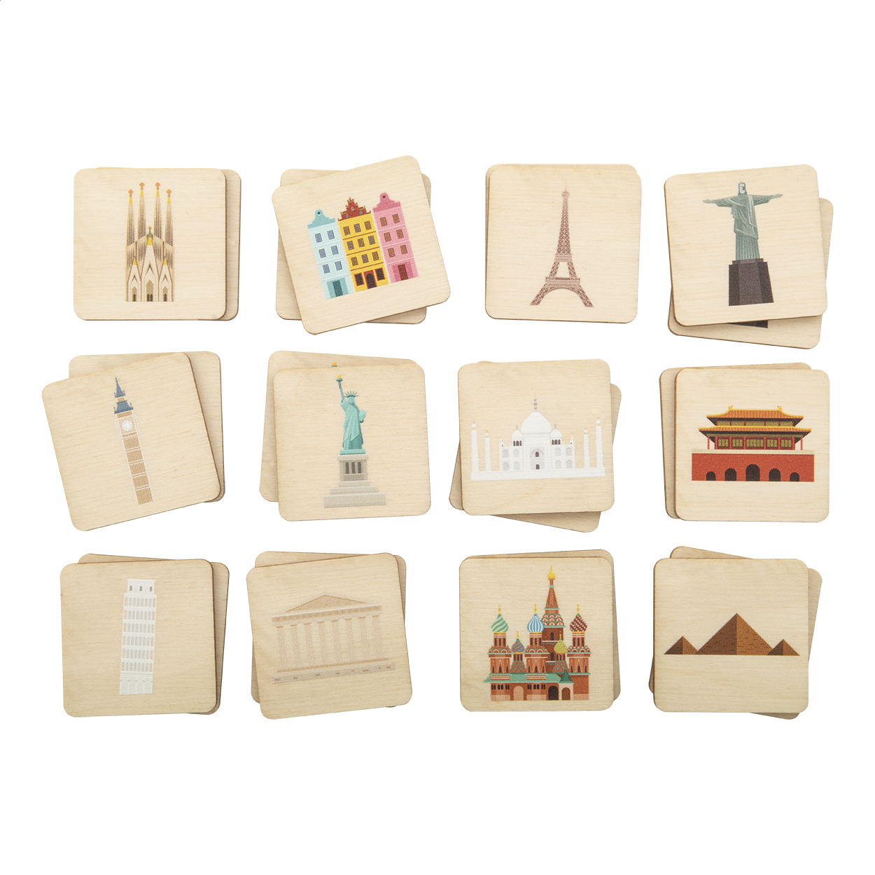 gioco di memoria, paesaggi