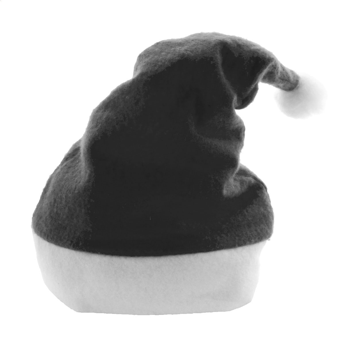 Telio cappello di Babbo Natale nero
