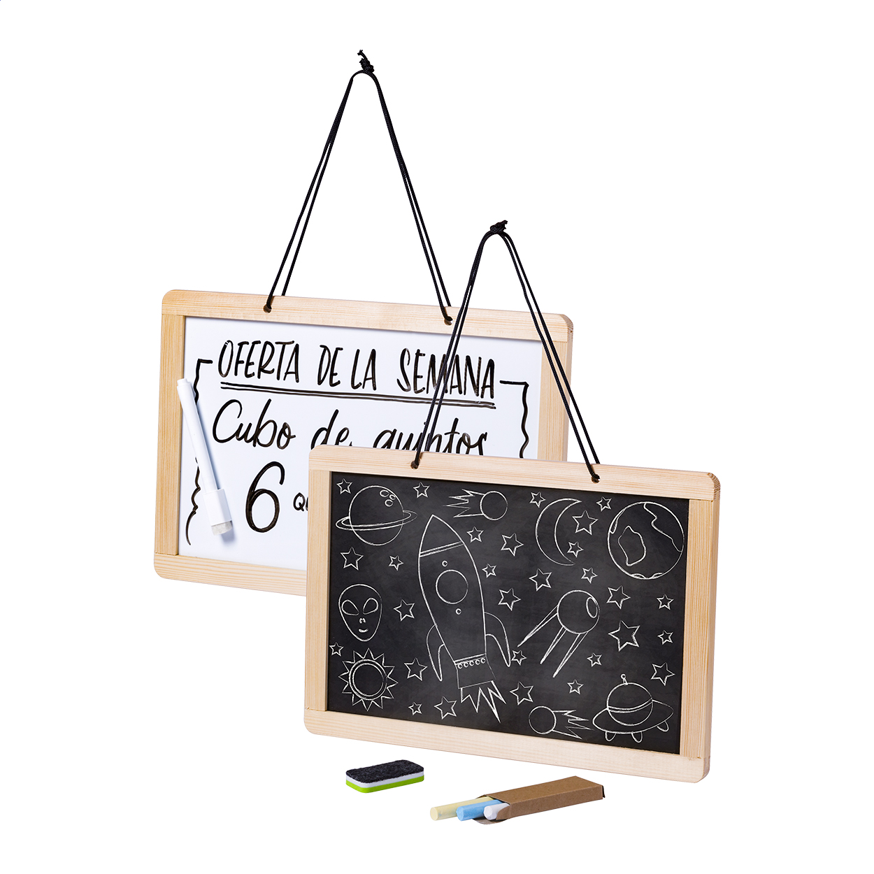 Grocery bacheca nero bianco