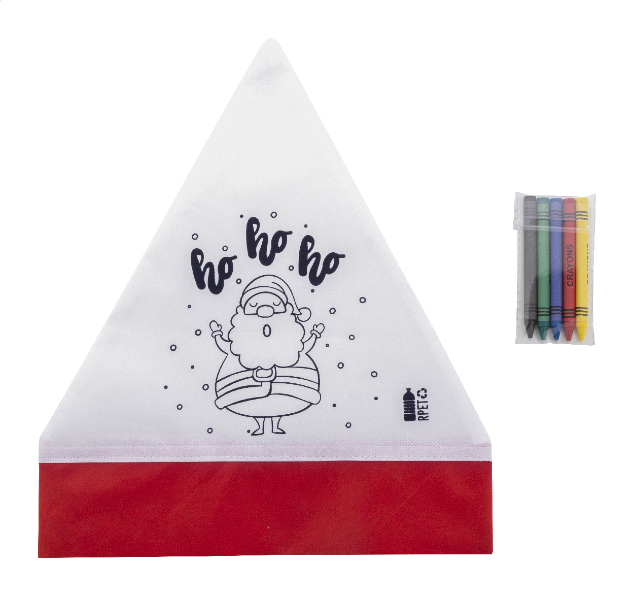 Julfar Hat Cappello Babbo Natale da decorare bianco