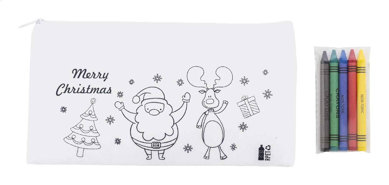 Julfar Draw Astuccio natalizio da decorare bianco