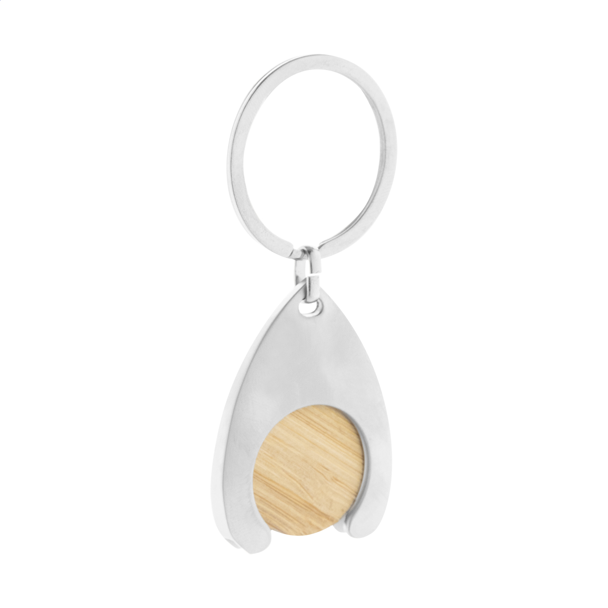 Portachiavi con gettone per carrello 