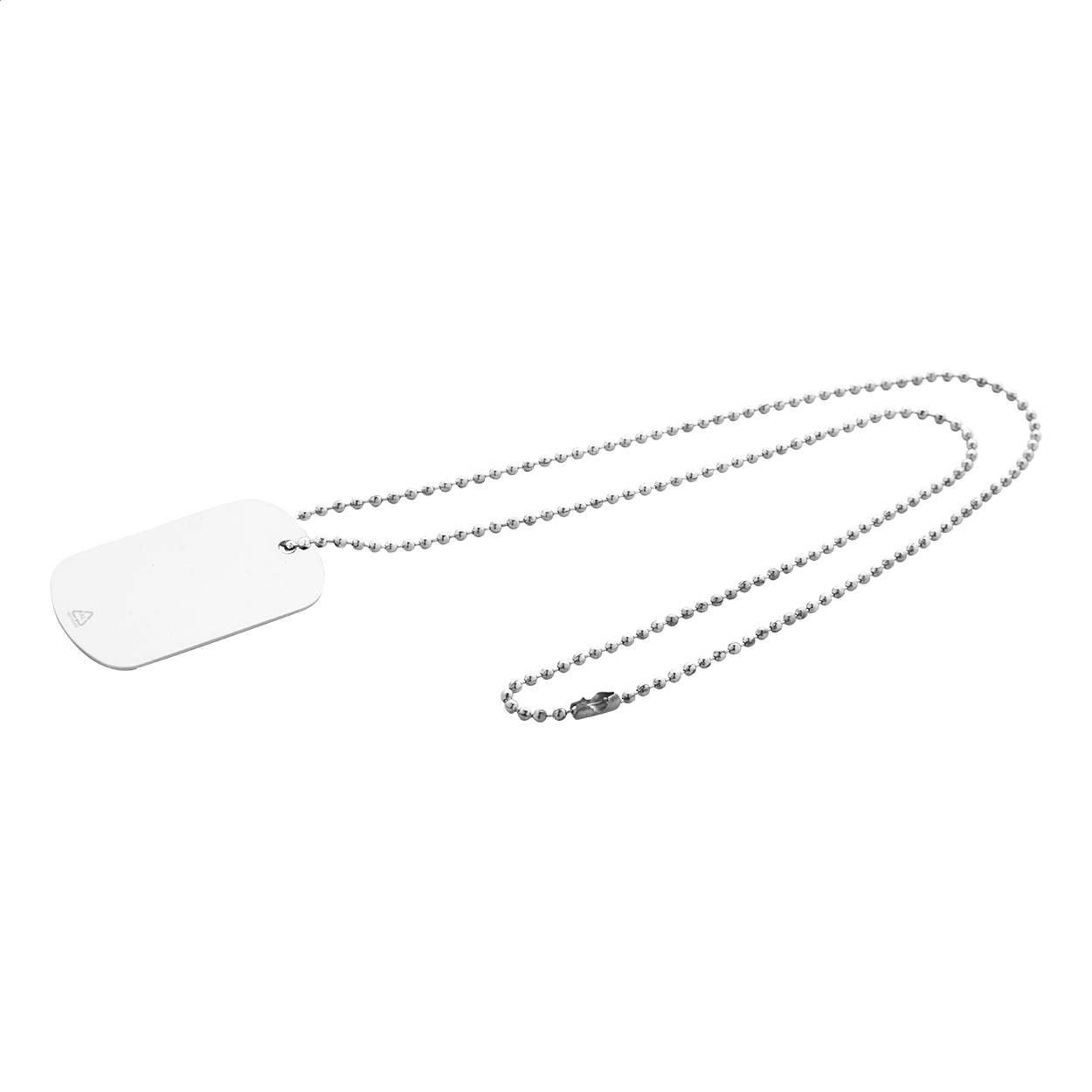 Catenina con medaglietta identificativa