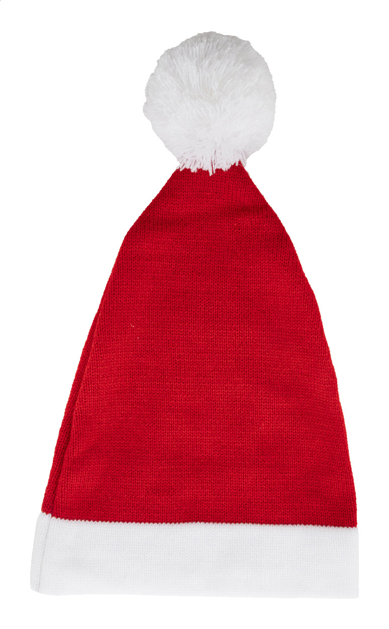 Babbo cappello da Babbo Natale lavorato a maglia rosso