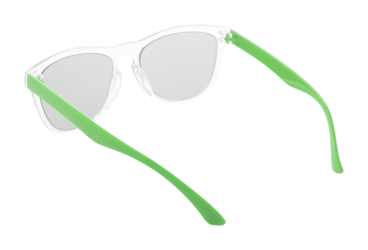 occhiale da sole personalizzabile - astina mela verde