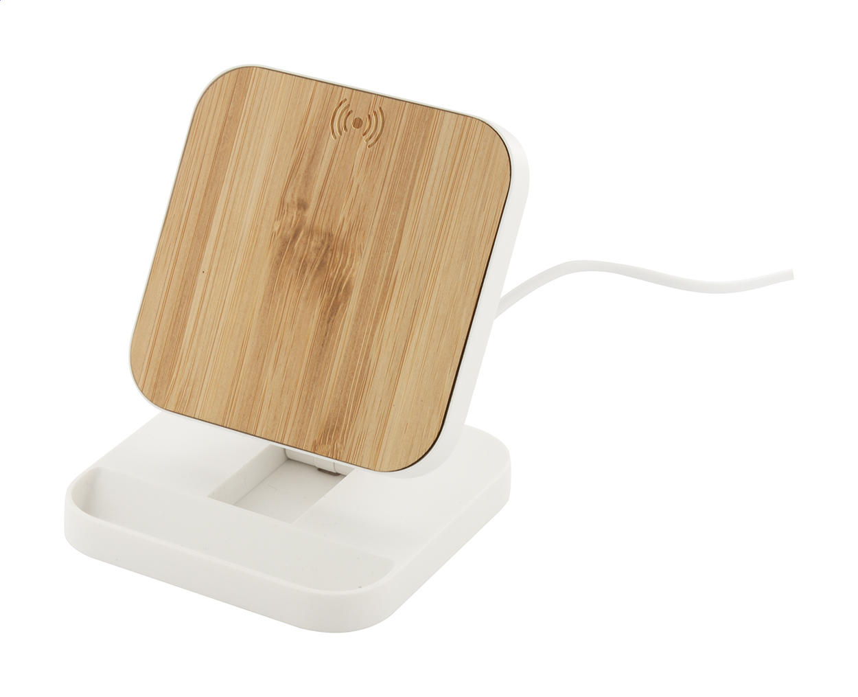 caricabatterie wireless con supporto cellulare