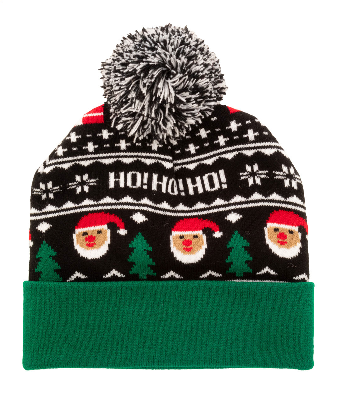 Morkved Cappellino invernale a tema natalizio multicolore