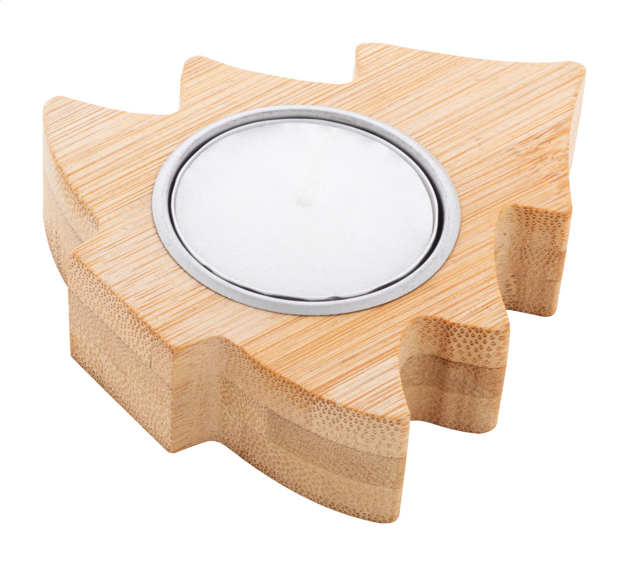 Rognan Porta tea light natalizio, albero di Natale naturale