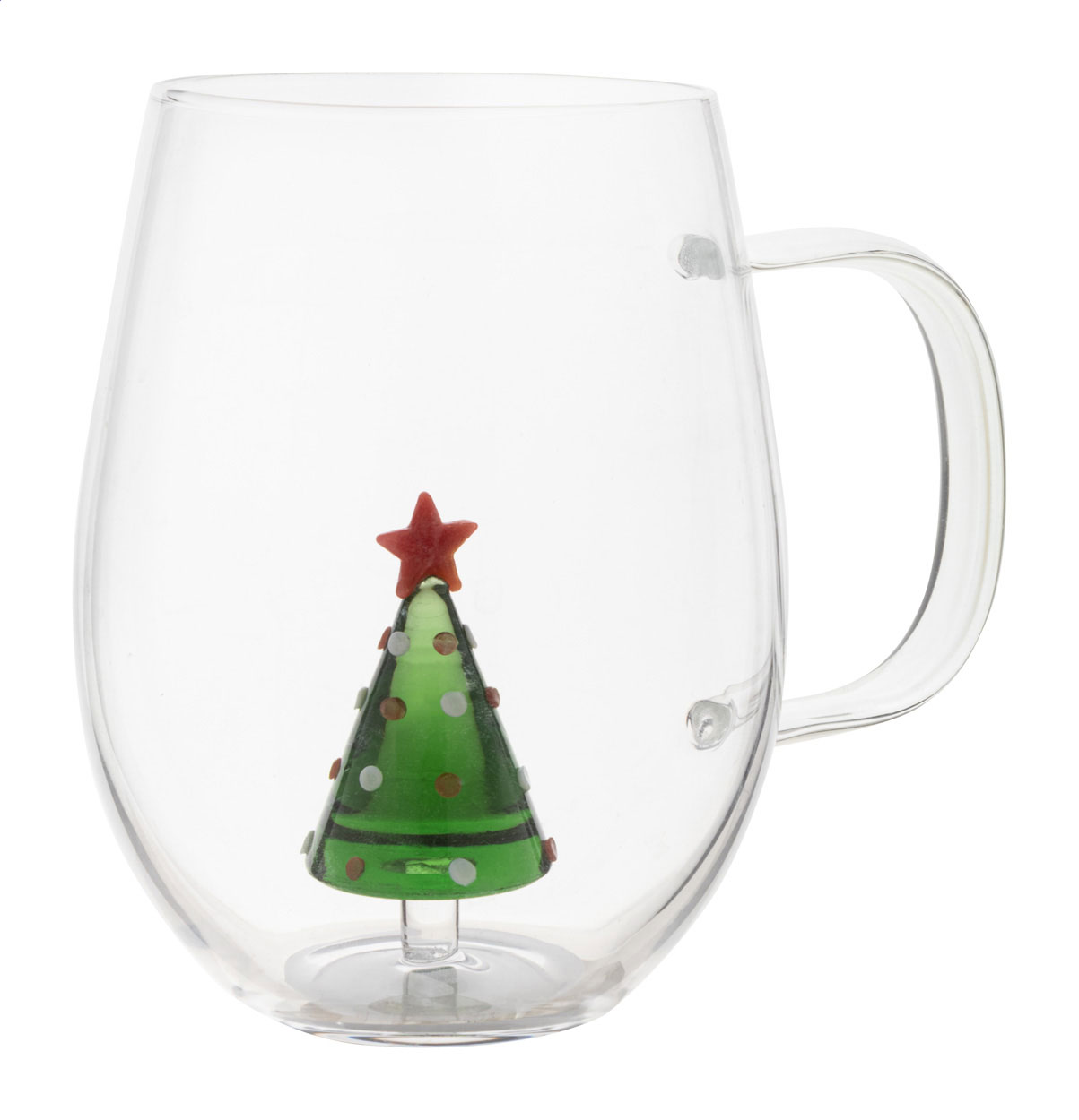 Sjonsta Mug natalizio trasparente
