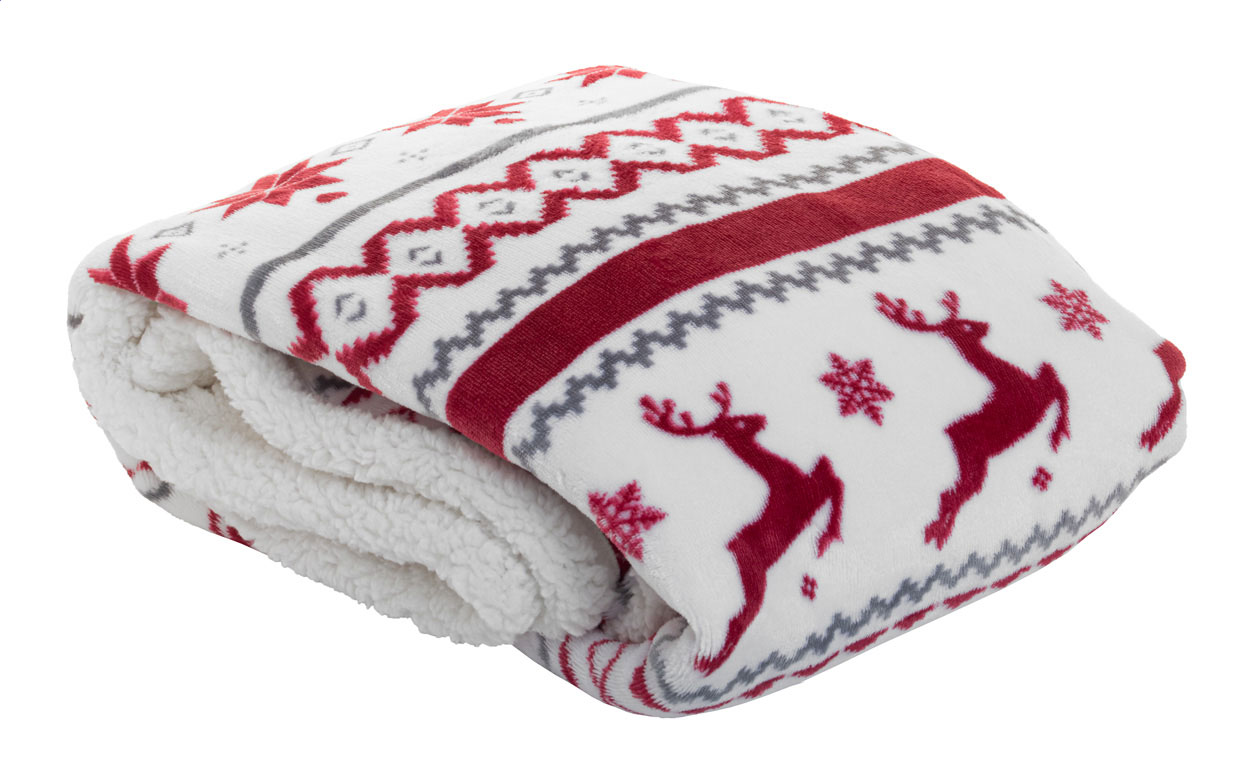 Hobborn Coperta natalizia in RPET multicolore