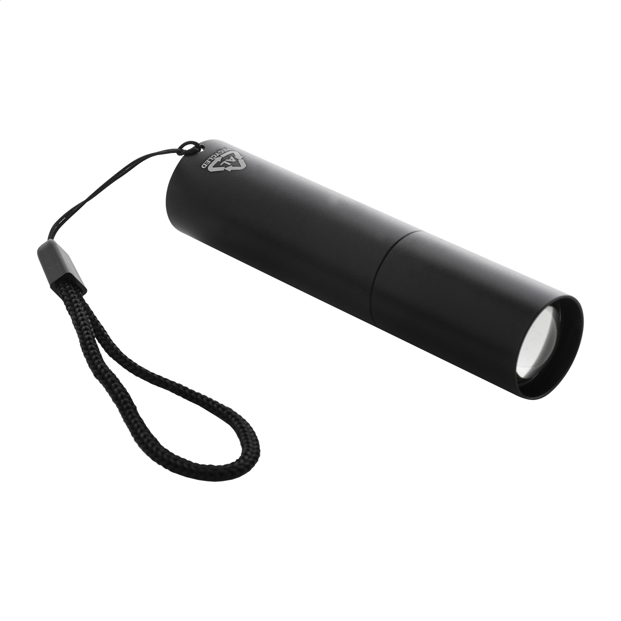 Torcia ricaricabile in alluminio riciclato